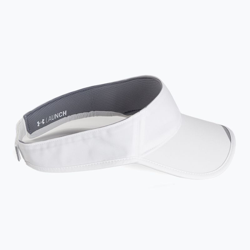 Under Armour vyriškas bėgimo apdangalas Isochill Launch Run Visor 100 white UAR-1361563100 2