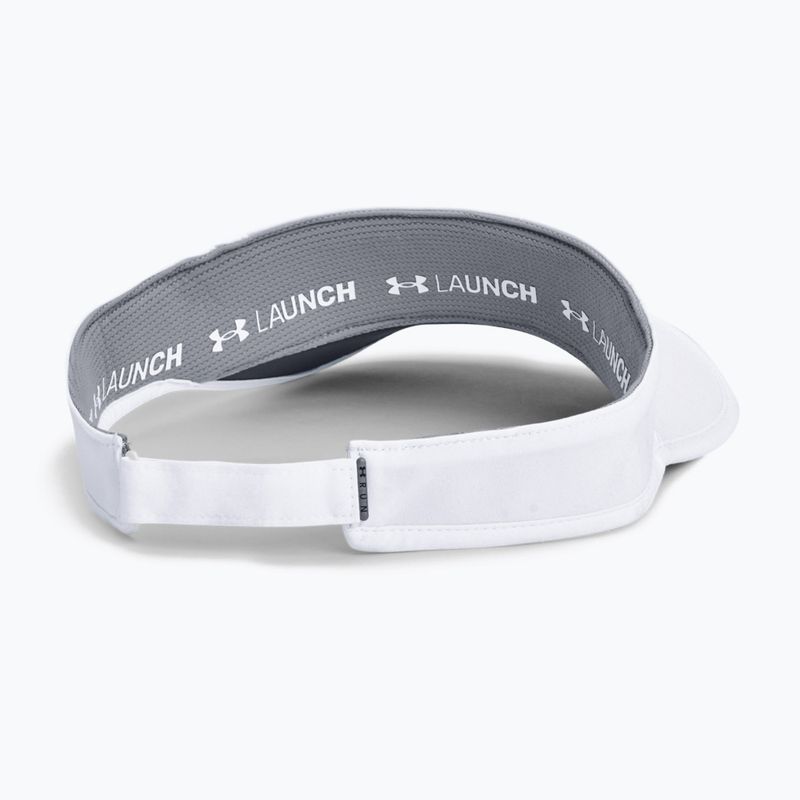 Under Armour vyriškas bėgimo apdangalas Isochill Launch Run Visor 100 white UAR-1361563100 7