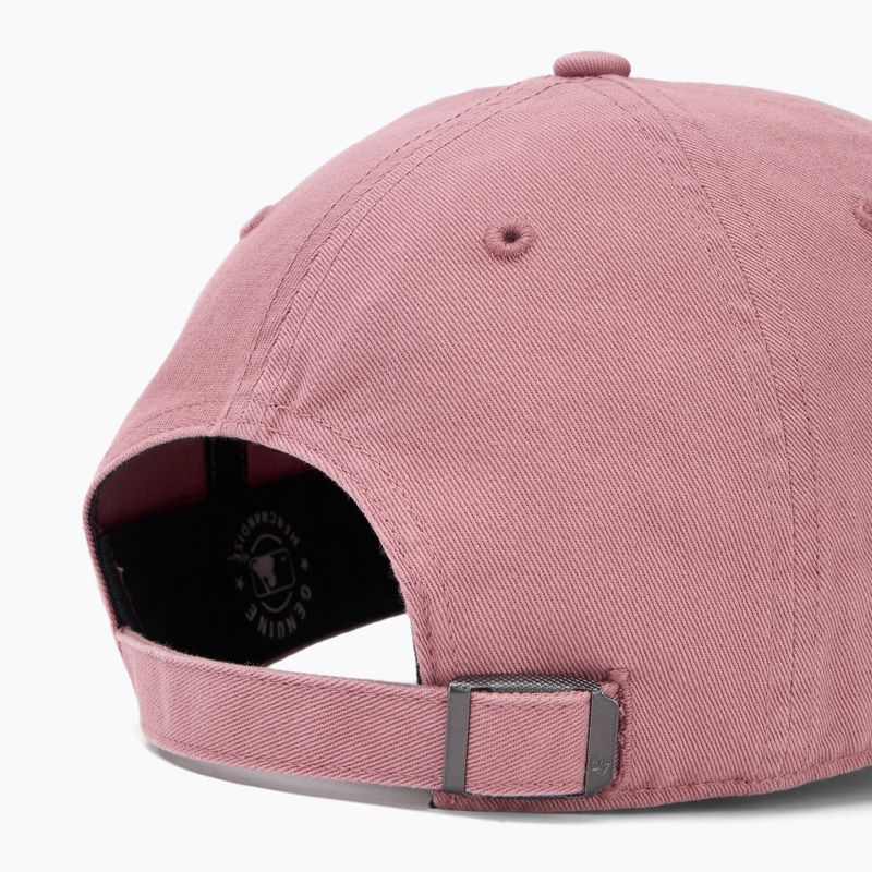 Kepuraitė su snapeliu 47 Brand MLB New York Yankees Base Runner CLEAN UP mauve 4