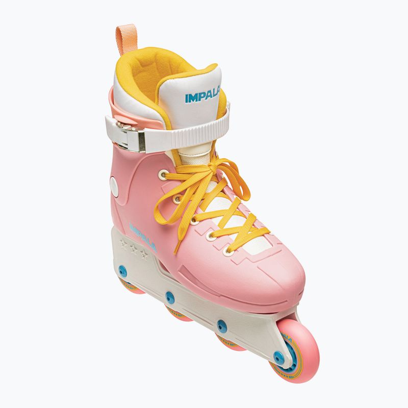 Moteriški riedučiai IMPALA Lightspeed Inline Skate pink yellow 2