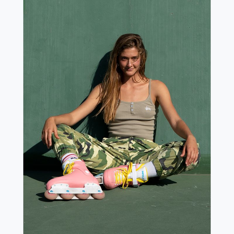Moteriški riedučiai IMPALA Lightspeed Inline Skate pink yellow 9