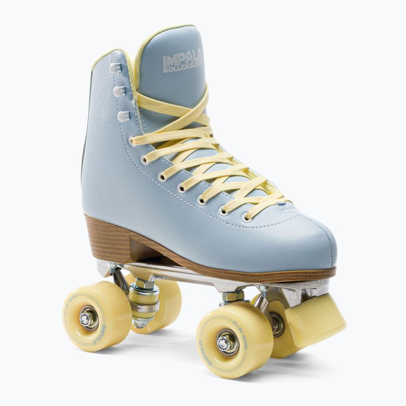 Moteriškos ratukinės pačiūžos IMPALA Quad Skate sky blue yellow