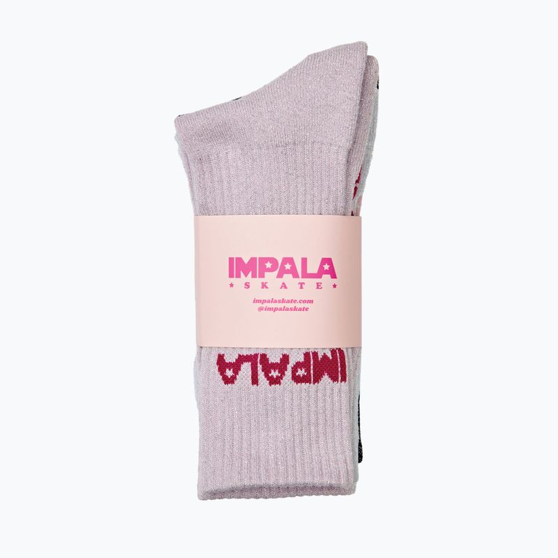 Moteriškos kojinės IMPALA Skate 3 poros sparkle 3