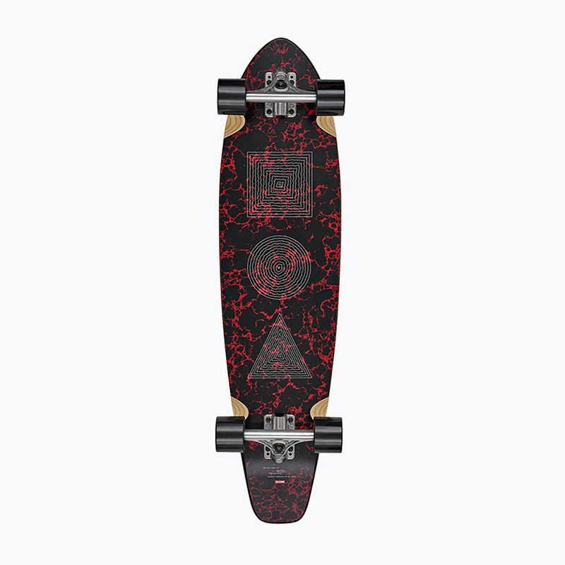 "Globe" Visų laikų raudonas marmurinis kaminas longboard 3