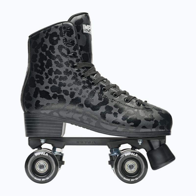Moteriški riedučiai IMPALA Quad Skate black leopard 2