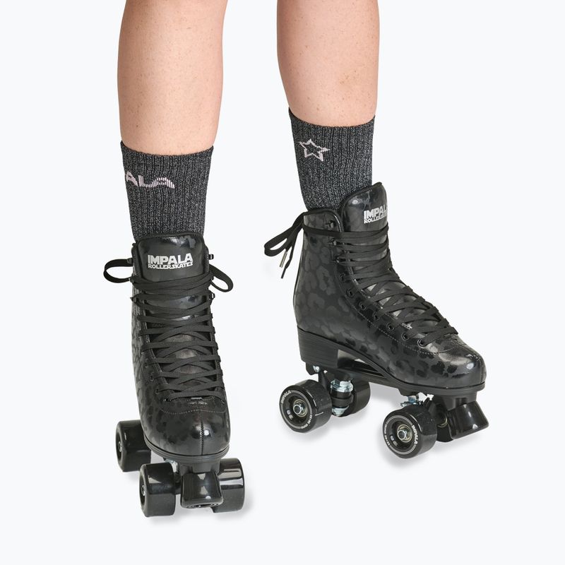 Moteriški riedučiai IMPALA Quad Skate black leopard 6
