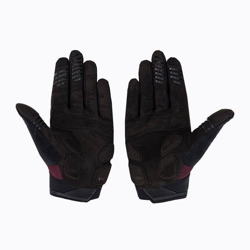 Dakine moteriškos dviratininkų pirštinės Syncline Gel bordo-juoda D10003741 2
