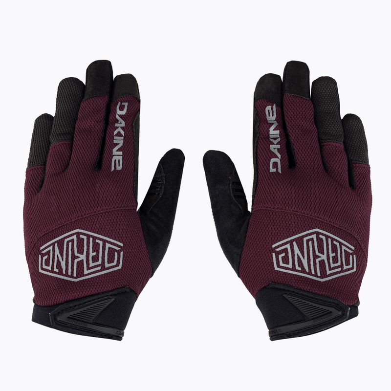 Dakine moteriškos dviratininkų pirštinės Syncline Gel bordo-juoda D10003741 3