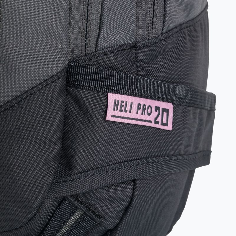 Dakine Team Heli Pro 20 moteriška snieglenčių kuprinė pilka D10003829 6