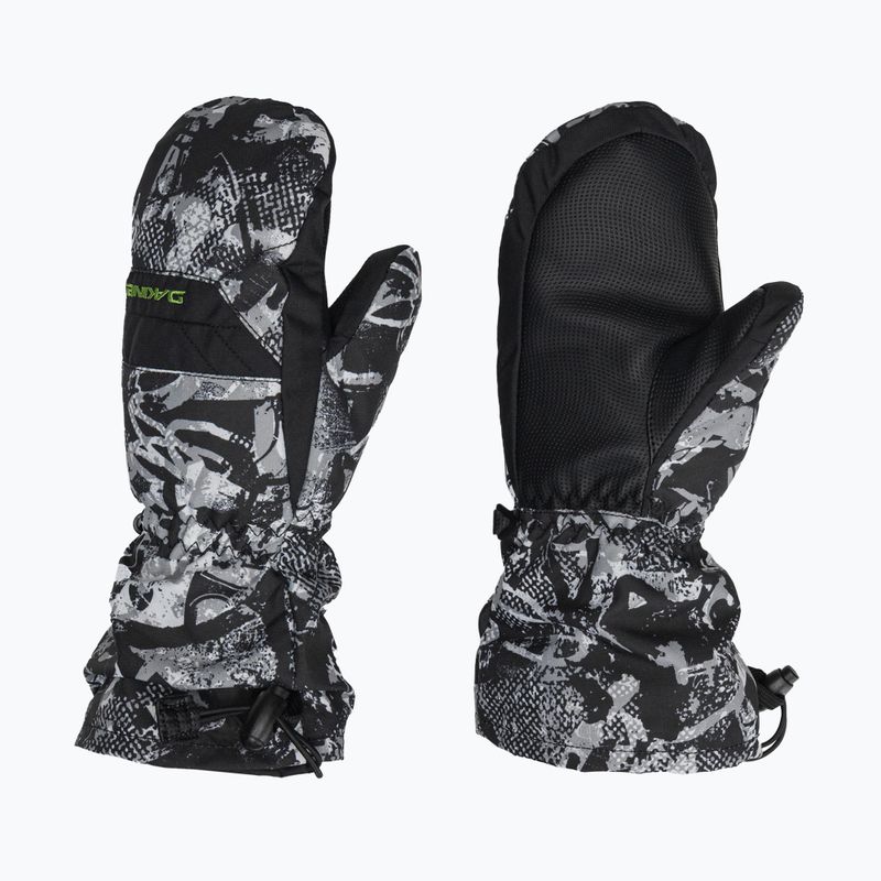 Dakine vaikiškos snieglenčių pirštinės Yukon Mitt black-grey D10003196