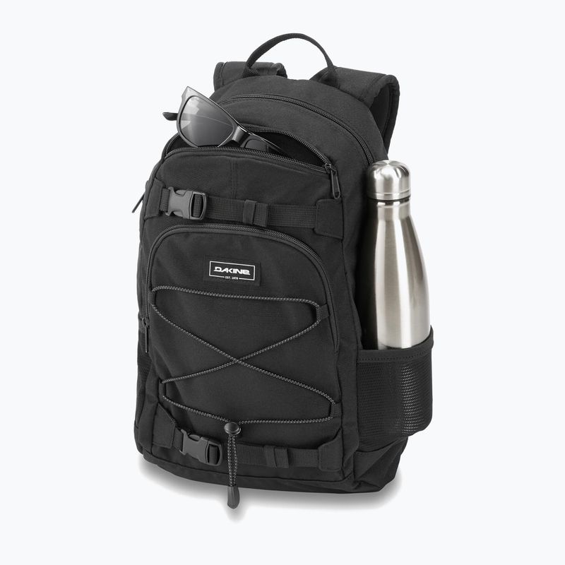 Dakine Grom 13 l juoda vaikiška kuprinė 3