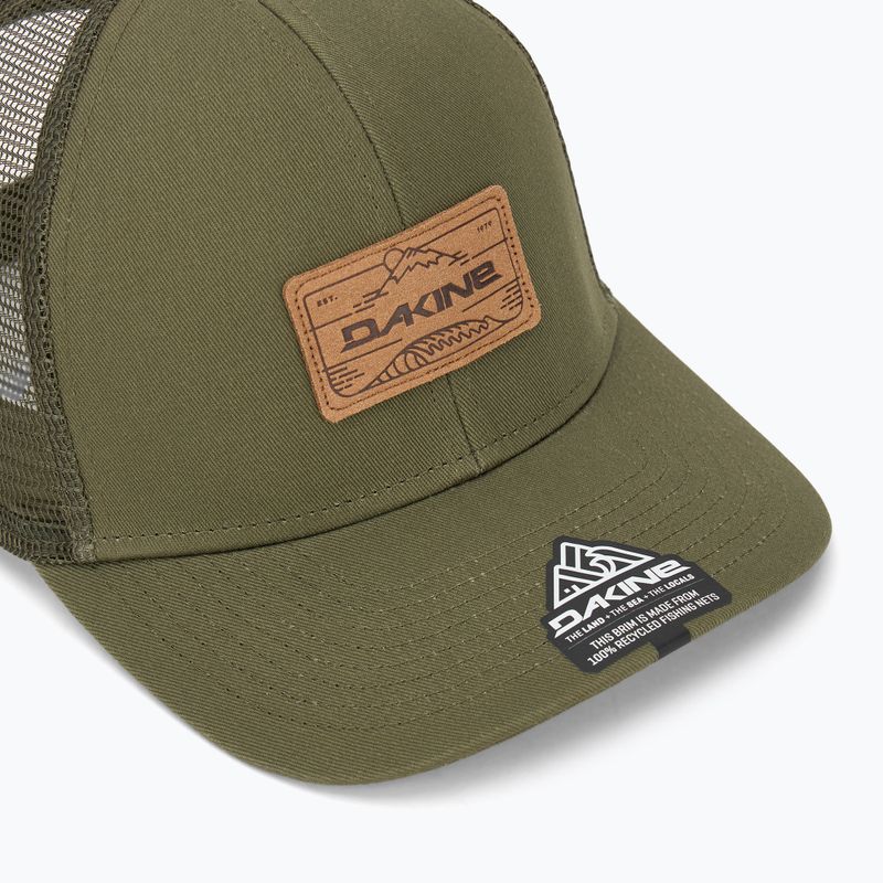 Kepuraitė su snapeliu Dakine Peak To Peak Trucker utility green 3