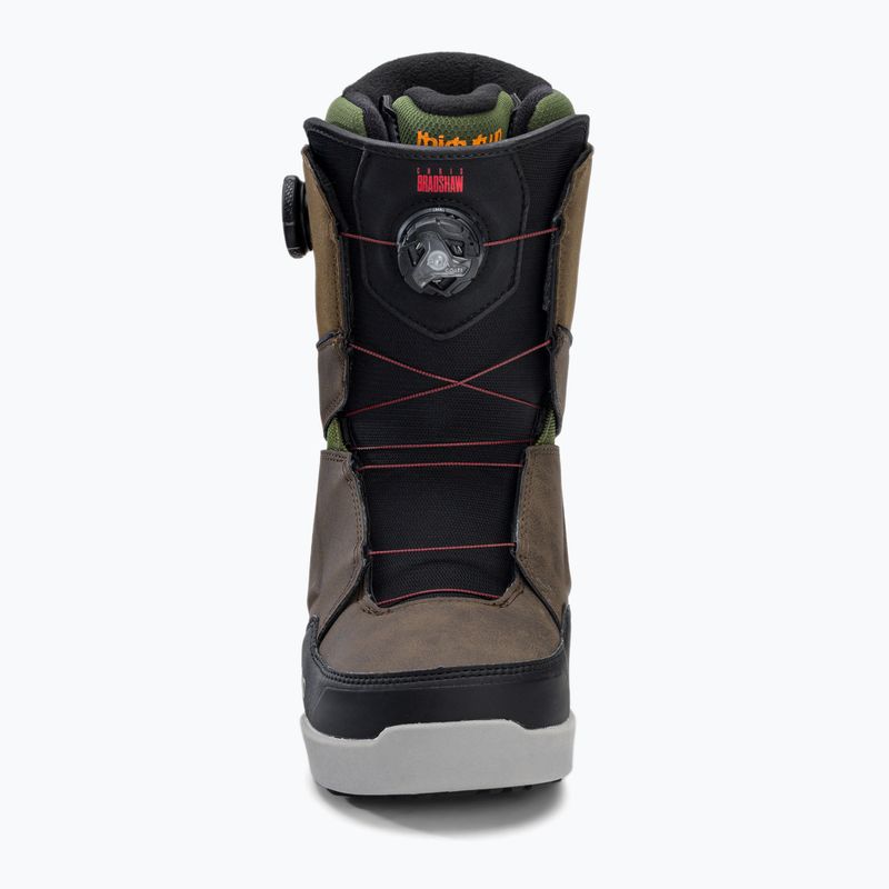 Vyriški ThirtyTwo Lashed Double Boa Bradshaw '22 rudos spalvos snieglenčių batai 8105000481 3