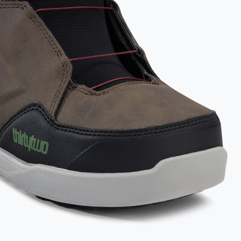 Vyriški ThirtyTwo Lashed Double Boa Bradshaw '22 rudos spalvos snieglenčių batai 8105000481 7