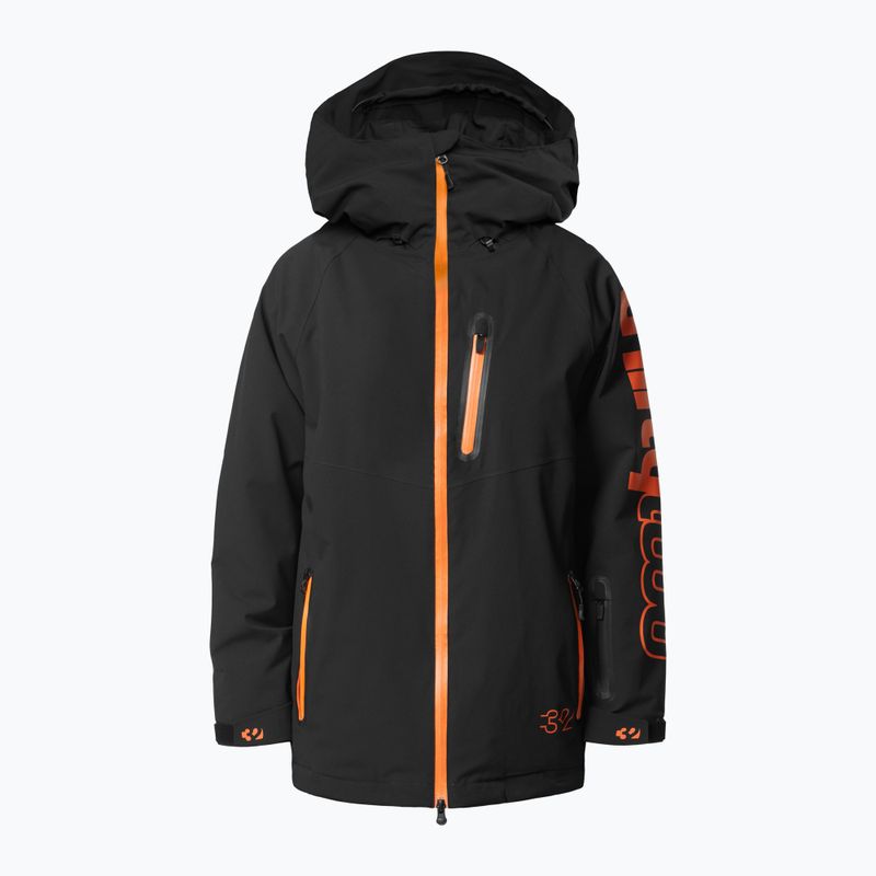 Vaikiška snieglenčių striukė ThirtyTwo Youth Grasser Insulated black/orange