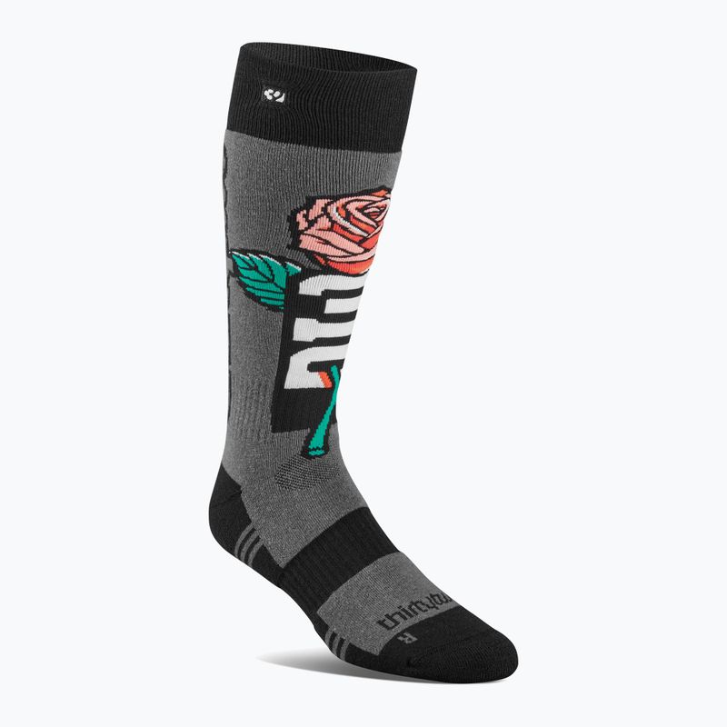 Vyriškos snieglenčių kojinės ThirtyTwo TM Merino black/charcoal