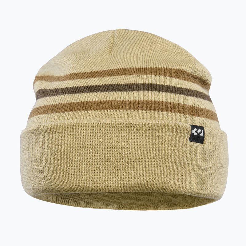 Vyriška žieminė kepurė ThirtyTwo 32 Stripe Beanie tan