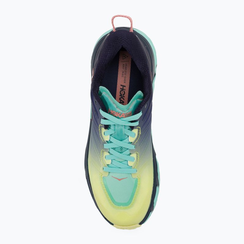 Moteriški bėgimo bateliai HOKA Mafate Speed 3 black iris/cascade 6