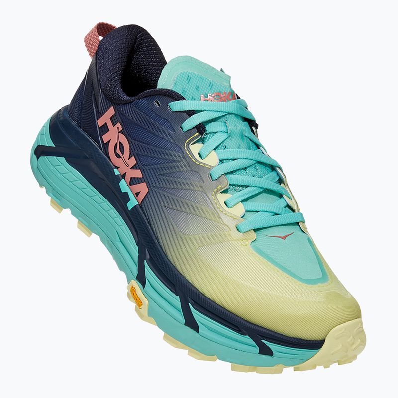 Moteriški bėgimo bateliai HOKA Mafate Speed 3 black iris/cascade 8