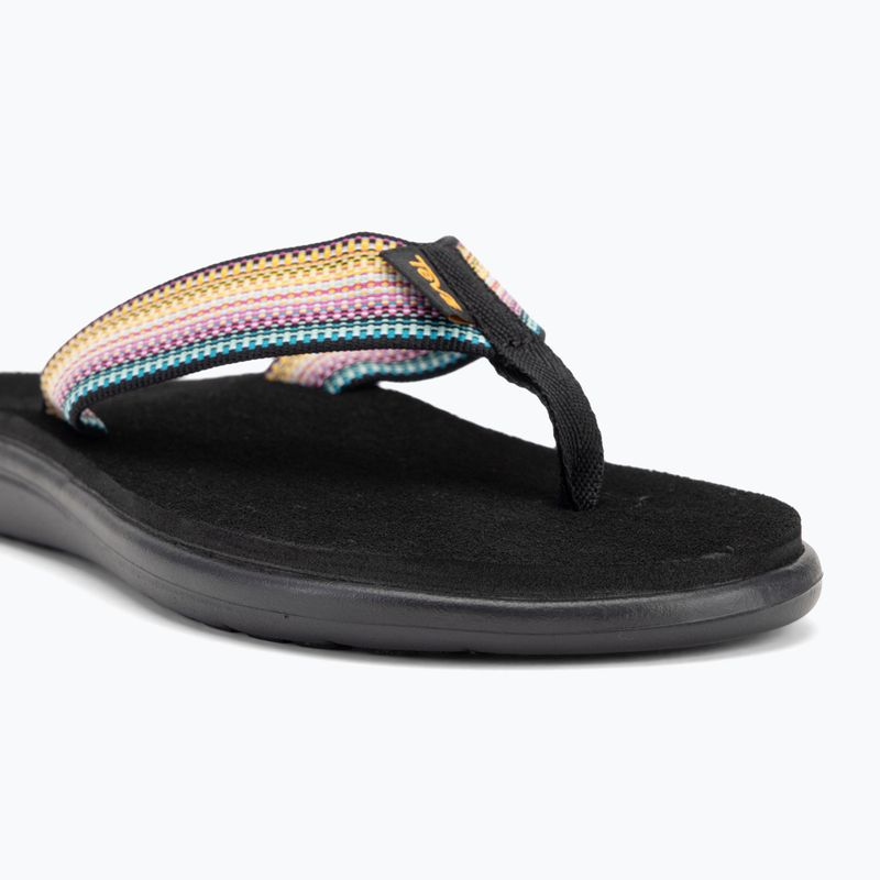 Moteriškos šlepetės per pirštą Teva Voya Flip antiguous black multi 7