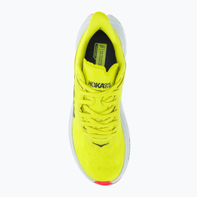 Moteriški bėgimo batai HOKA Carbon X 2 evening primrose/fiesta 7
