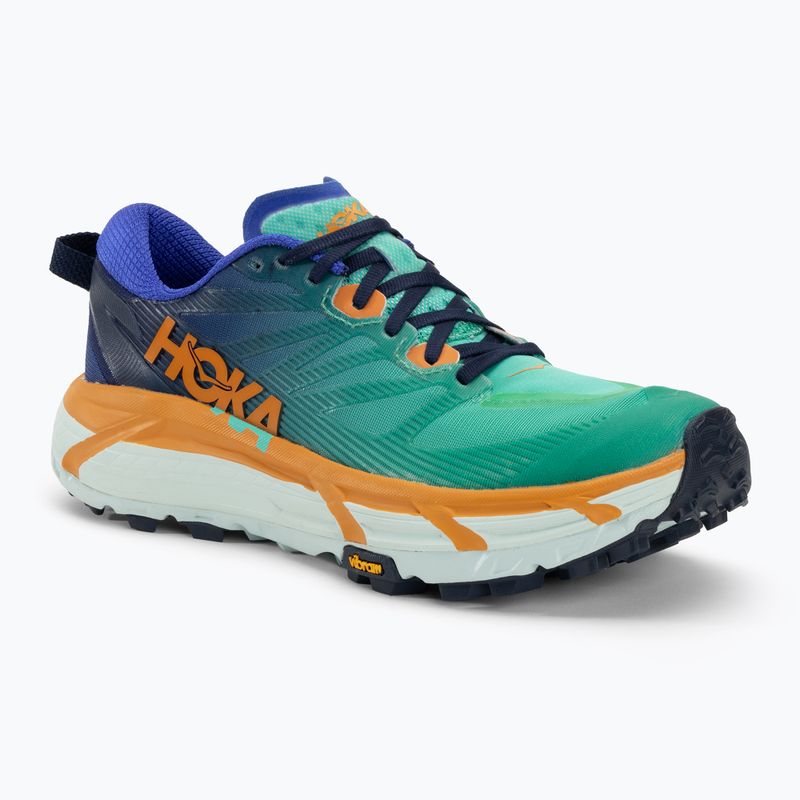 Vyriški bėgimo bateliai HOKA Mafate Speed 3 dazzling blue/desert sun