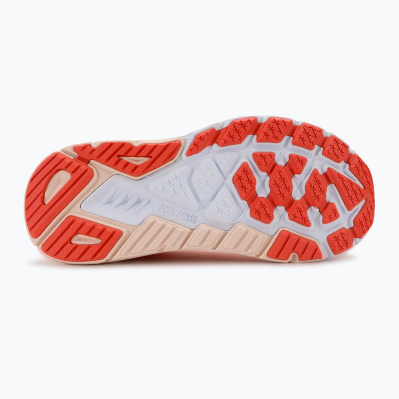 Moteriški bėgimo bateliai HOKA Arahi 5 cantaloupe/silver peony 5