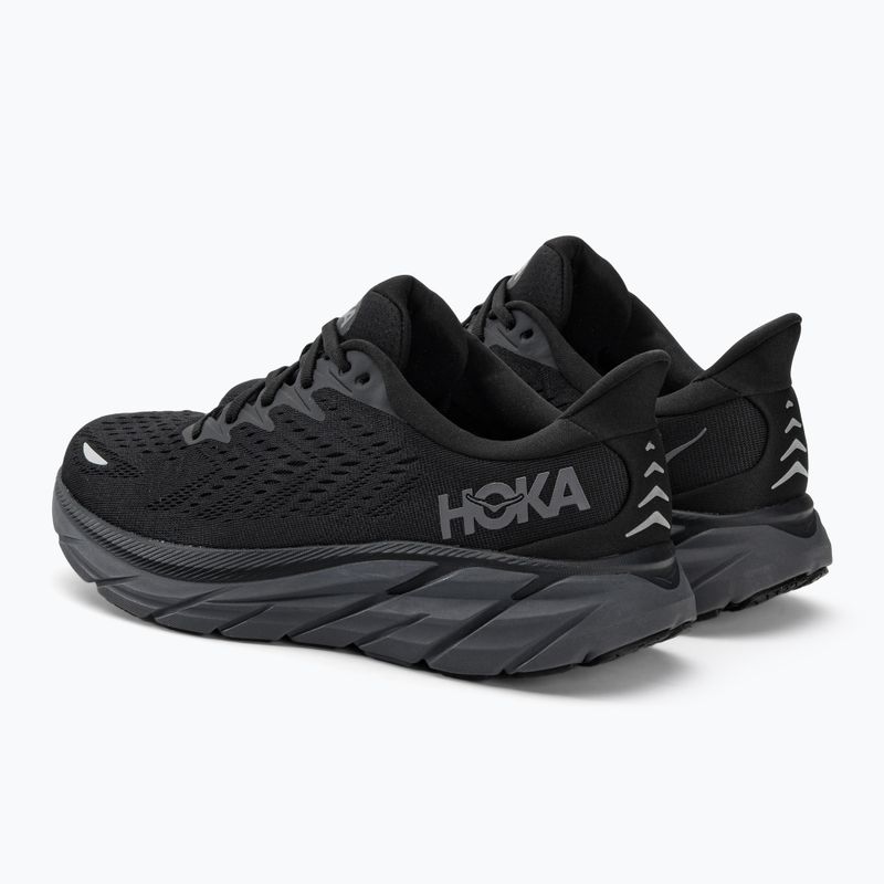 HOKA vyriški bėgimo bateliai Clifton 8 black 1119393-BBLC 4