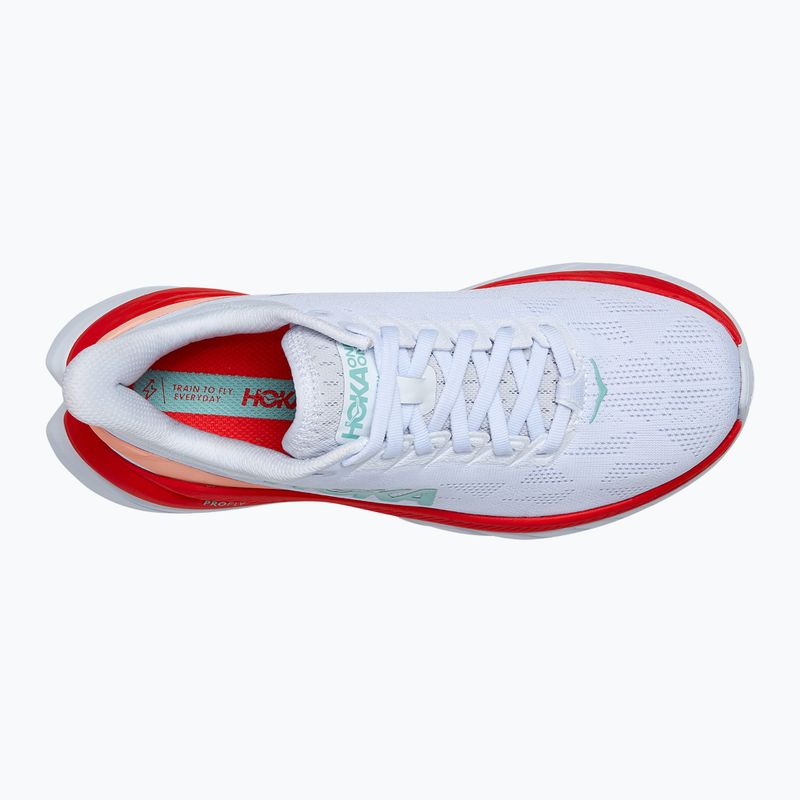 Moteriški bėgimo bateliai HOKA Mach 4 white/fiesta 10