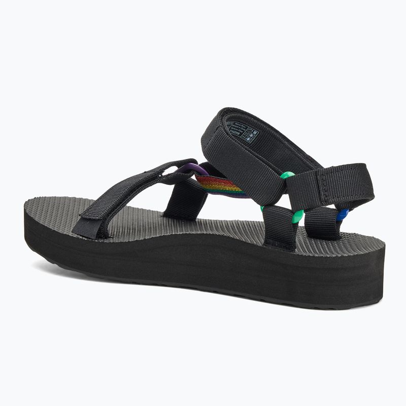 Moteriški sandalai Teva Midform Universal Pride black rainbow 3