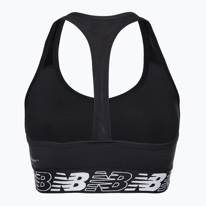 New Balance NB Pace Bra 3.0 fitneso liemenėlė juoda NBWB11034 7