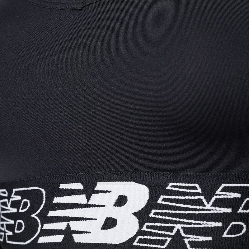 New Balance NB Pace Bra 3.0 fitneso liemenėlė juoda NBWB11034 8