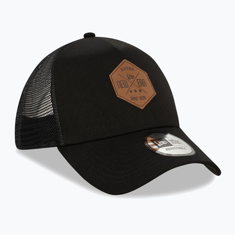 New Era Heritage Patch 9Forty Af Trucker vyrų beisbolo kepurė juoda