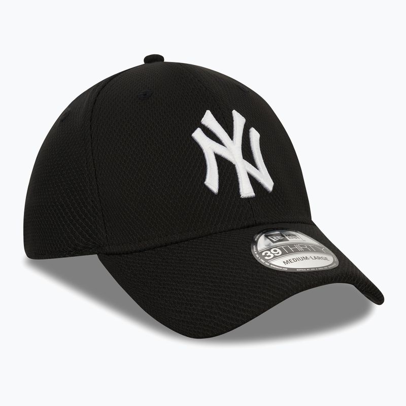 Kepuraitė su snapeliu New Era Diamond Essential 39Thirty New York Yankees black