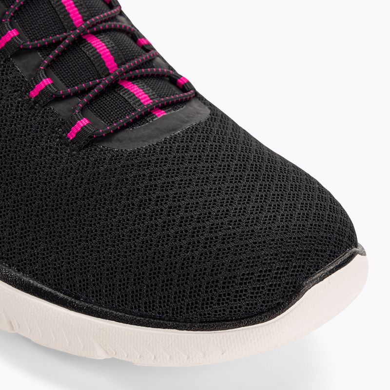 Moteriški treniruočių bateliai SKECHERS Summits black/hot pink 7