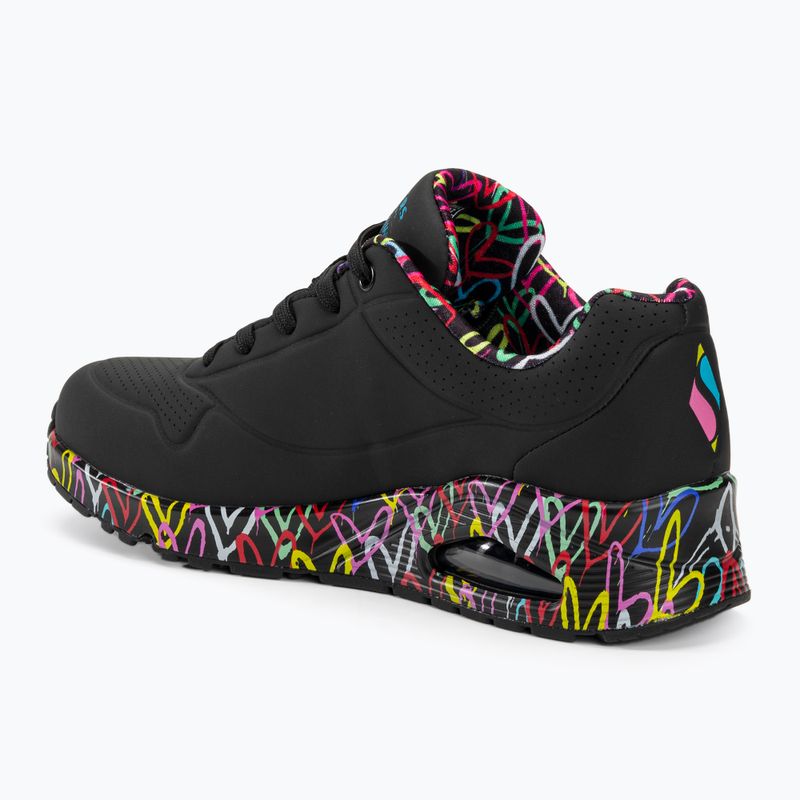 Moteriški batai SKECHERS Uno Loving Love black 3