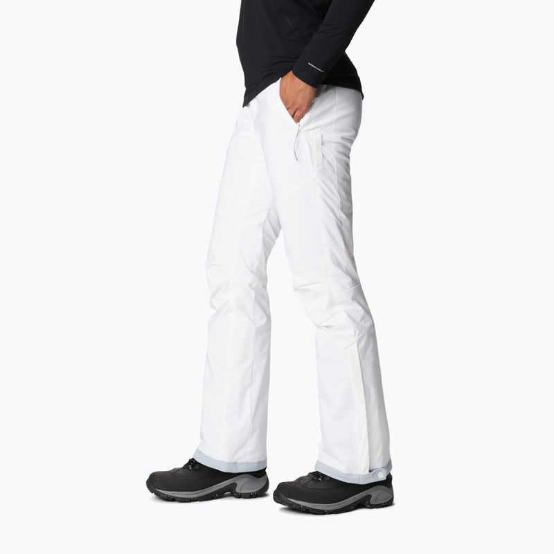 Columbia Backslope II Insulated moteriškos slidinėjimo kelnės white 1985371 2