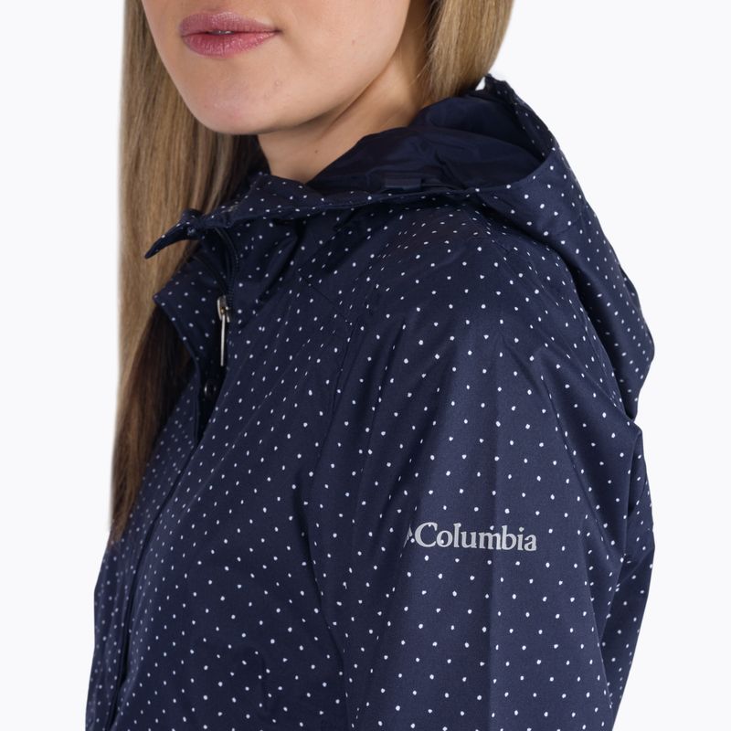 Moteriška Columbia Splash A Little II 468 membraninė lietaus striukė tamsiai mėlyna 1771064 4