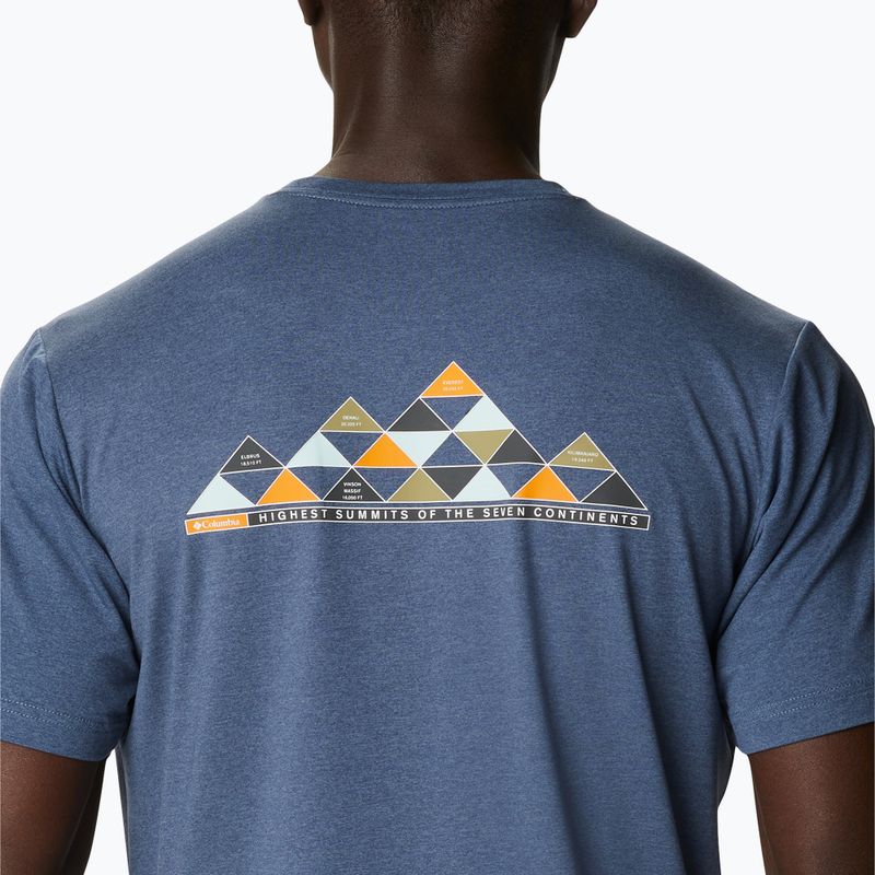 Vyriški marškinėliai Columbia Tech Trail Graphic Tee blue 1930802 3