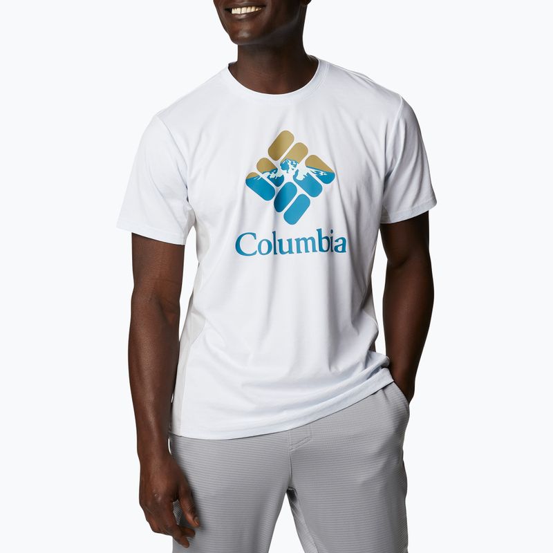 Columbia Zero Ice Cirro vyriški trekingo marškinėliai white 1990463 5