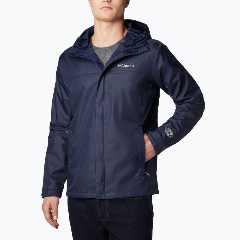 Columbia Watertight II vyriška striukė nuo lietaus tamsiai mėlyna 1533898464