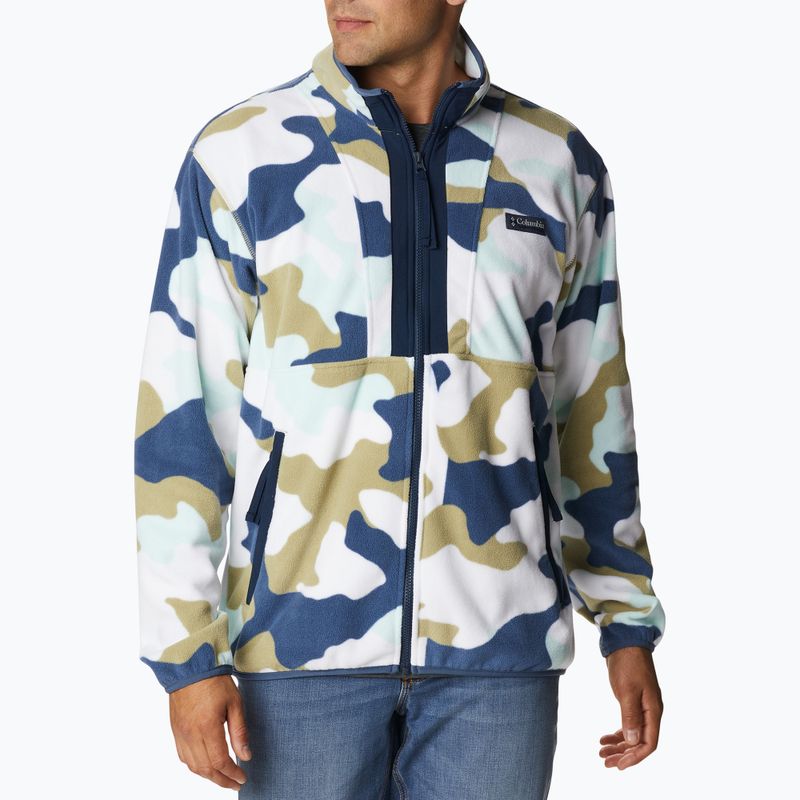 Vyriškas žygio džemperis Columbia Back Bowl savory mod camo/collegiate navy