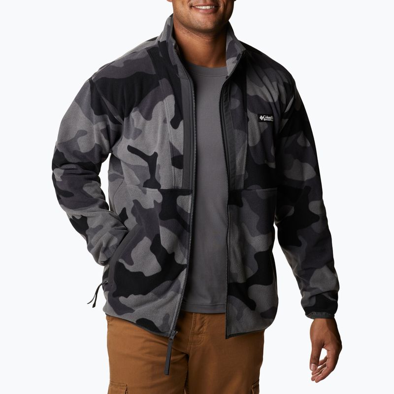 Vyriškas žygio džemperisColumbia Back Bowl black mod camo/shark 6