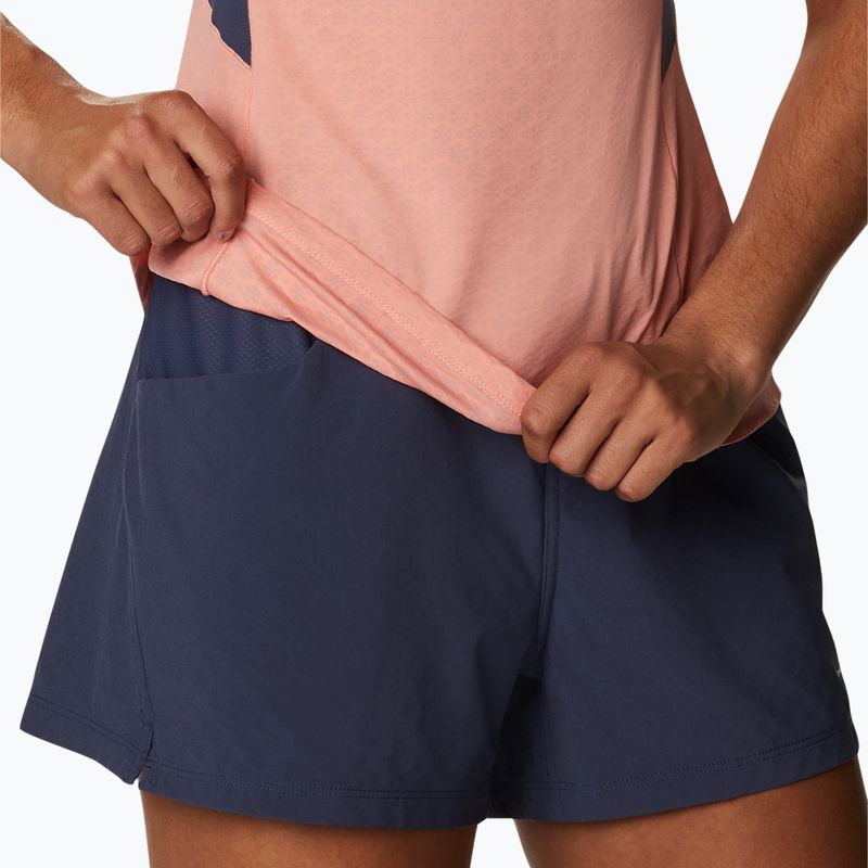 Columbia Titan Pass Ice moteriški trekingo marškinėliai rožinės spalvos 1991921 6