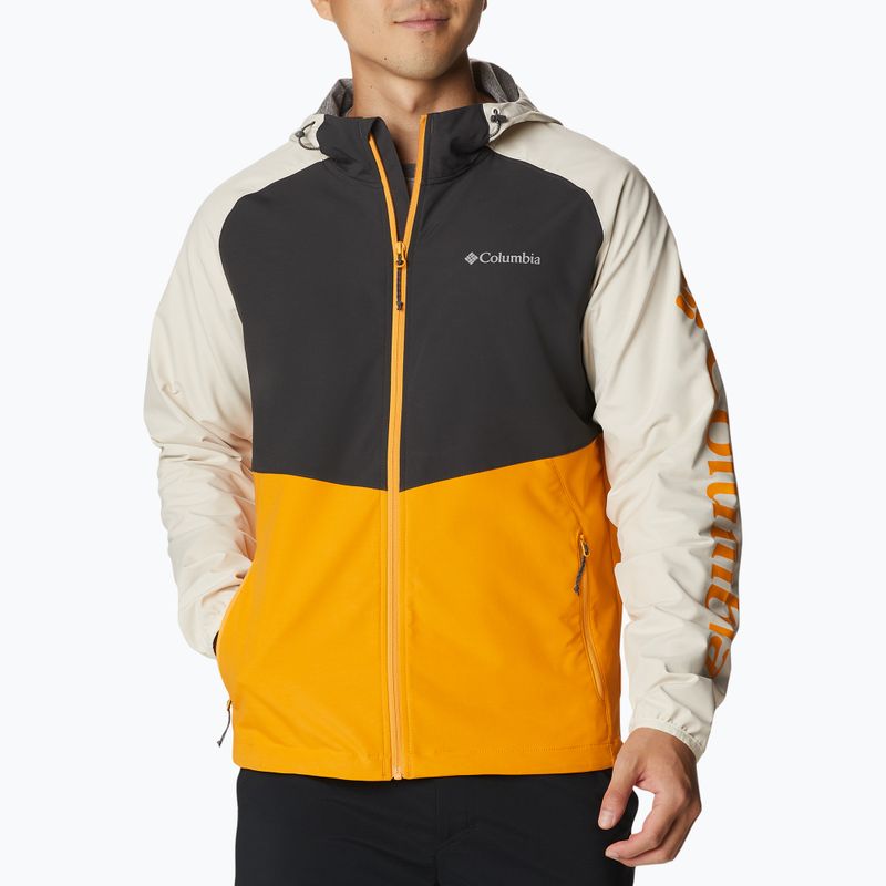 Columbia Panther Creek vyriška softshell striukė mango/šarkas/kreida 1840711880