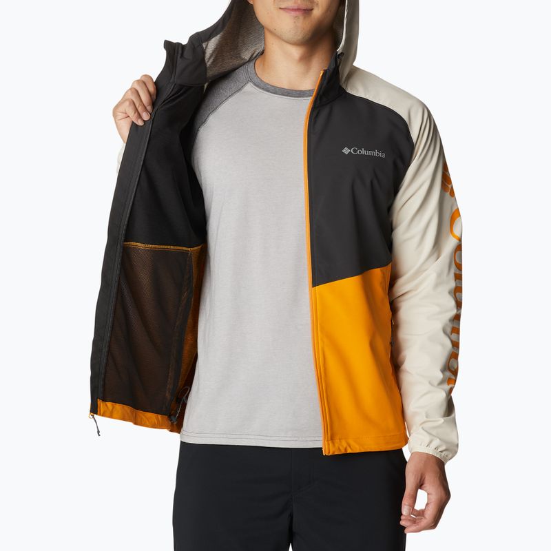 Columbia Panther Creek vyriška softshell striukė mango/šarkas/kreida 1840711880 5