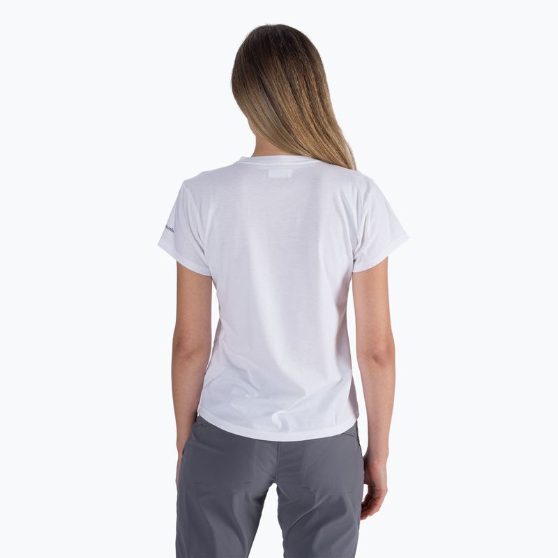 Moteriški trekingo marškinėliai Columbia Sun Trek Graphic white 1931753 3