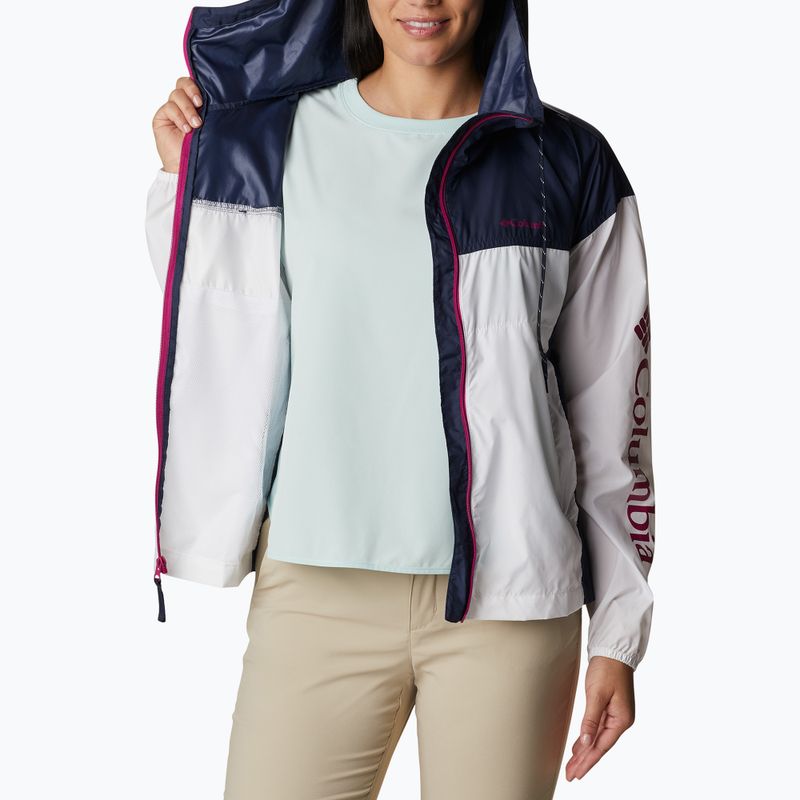 Columbia Flash Challenger Novelty moteriška vėjo striukė balta 1989503102 7
