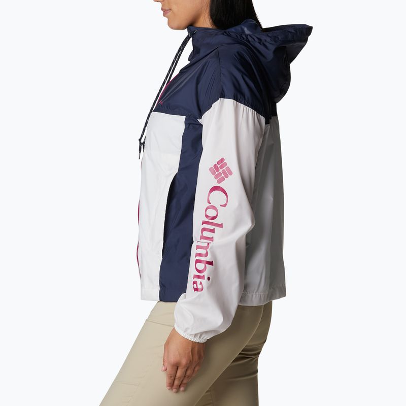 Columbia Flash Challenger Novelty moteriška vėjo striukė balta 1989503102 8