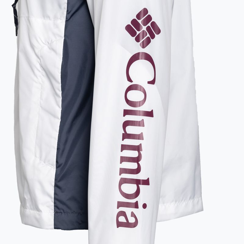 Columbia Flash Challenger Novelty moteriška vėjo striukė balta 1989503102 4